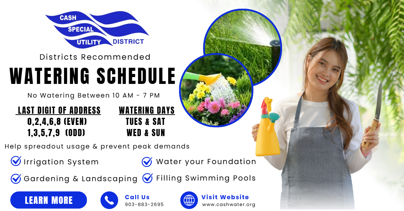 Watering Schedule